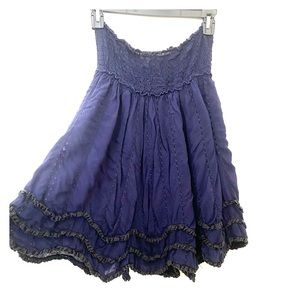 Intimately Free People Baby Doll Navy Tube Dress